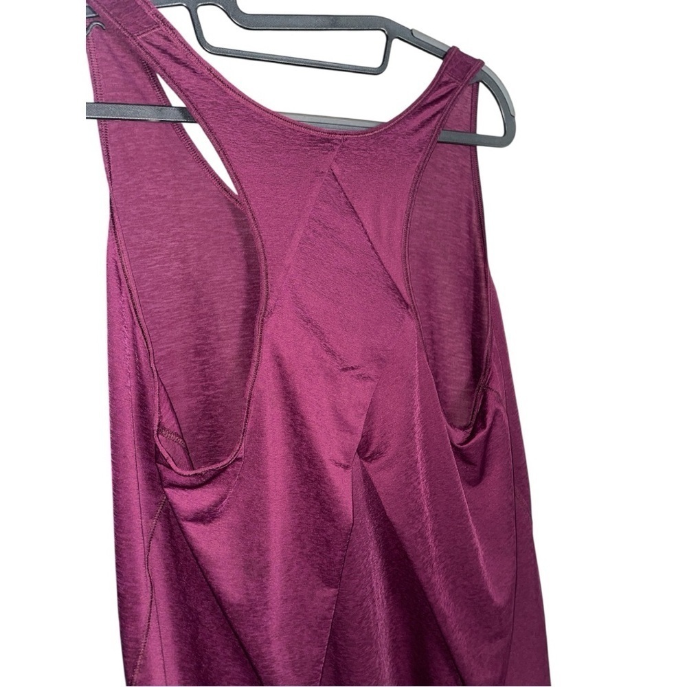 Lululemon Athletica Women's Essential Pleated Marvel Red Purple Tank M/L (8-10) - Picture 9 of 12